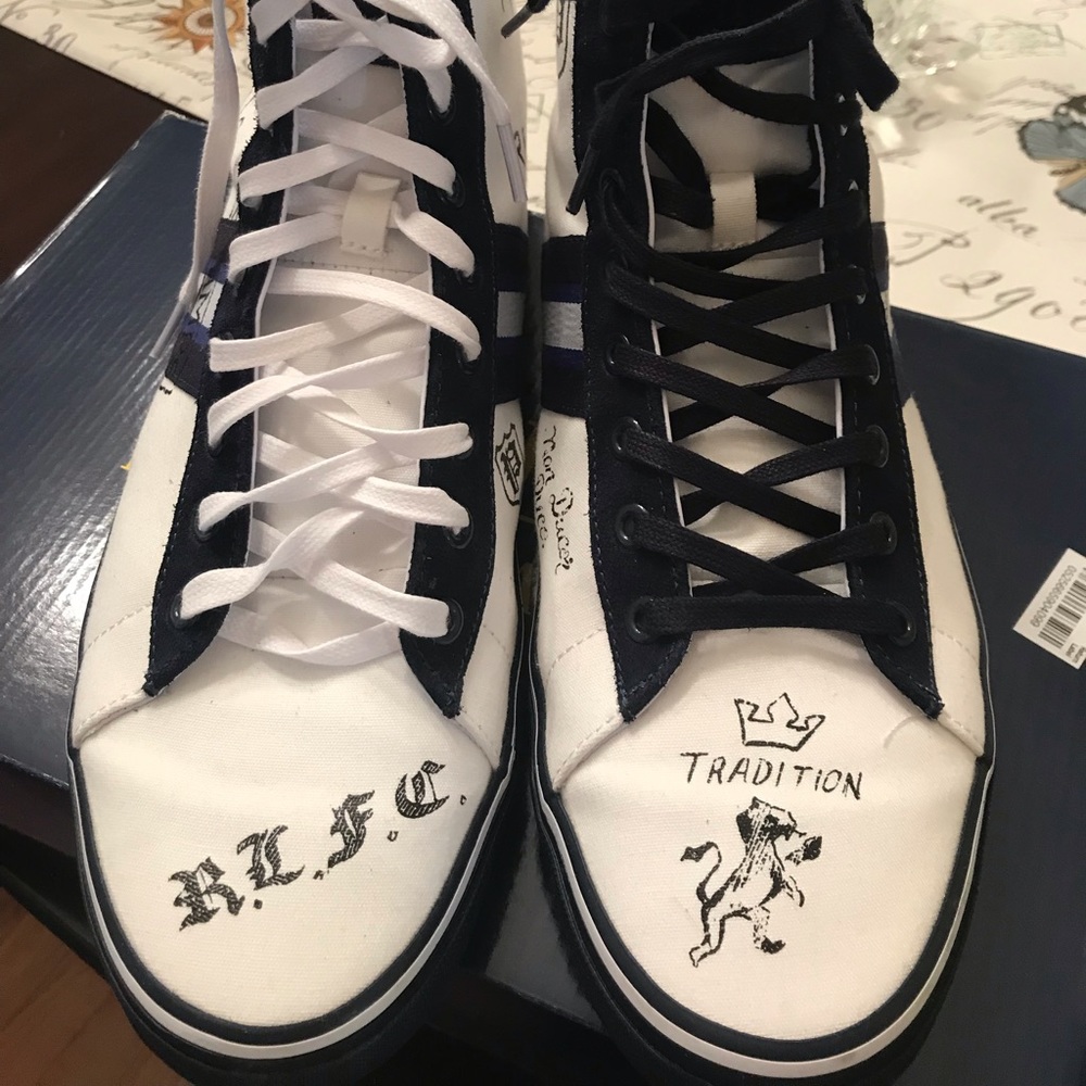 Ralph Lauren Polo Hightop Sneakers